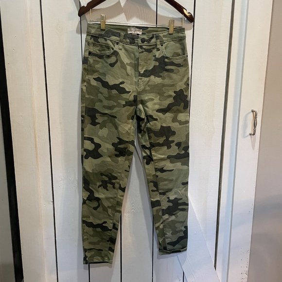 NILI LOTAN for TARGET Women's Camo Print High-Rise Ankle Skinny Jeans 4 - Picture 3 of 7